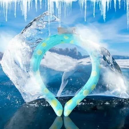 Neck Cooling Tube, PCM Neck Cooling Wraps, Wearable Neck Coolers for Hot Weather, Ice Ring Body Cooling Products for Outdoor Indoor Activities Relief