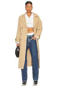 Ena Pelly Carrie Trench Coat in Camel | REVOLVE
