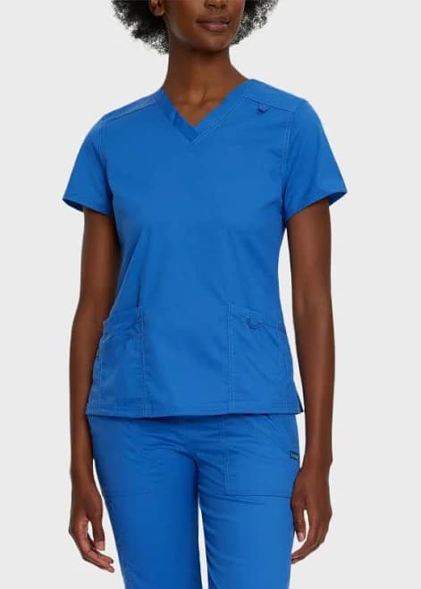 Landau ProFlex Women's 3 Pocket V-Neck Scrub Top 4160
