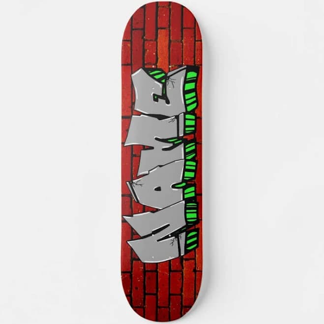 Custom Graffiti Skateboard / Personalized Graffiti