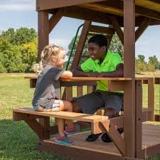 Backyard Discovery Skyfort II Cedar Swing Set/PlaySet - Samsclub.com
