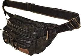 Amazon.com: Waist Bag Fanny Pack For Men Travel Pouch For Women Anti Theft Waist Bag Belt Bag Waist Pouch For Travel Workout Running Hiking (Black 1106L) : Sports & Outdoors