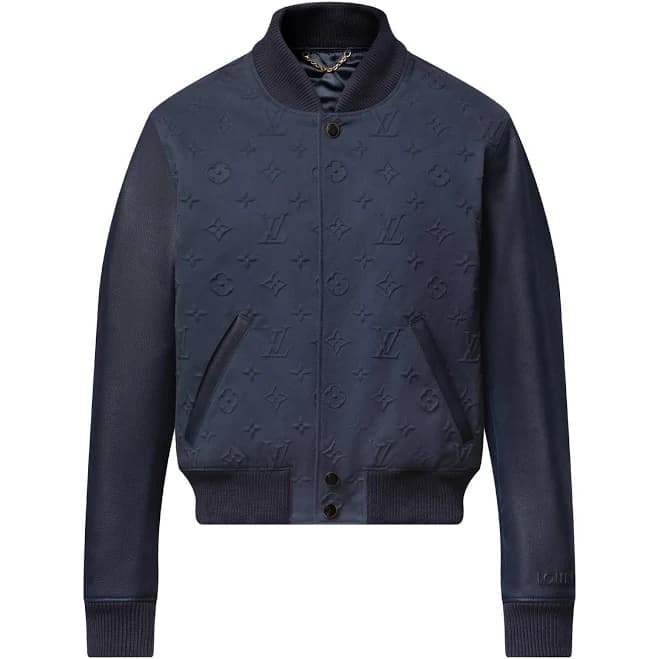 Louis Vuitton Embossed Monogram Cotton Varsity Jacket