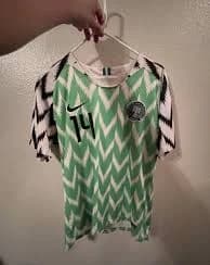 2018 Authentic World Cup Nike Nigeria Naija Short Sleeve Home Kit Shirt Jersey