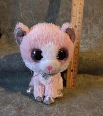Ty Beanie Boos Fiona the Pink Cat 6” Plush | Mercari