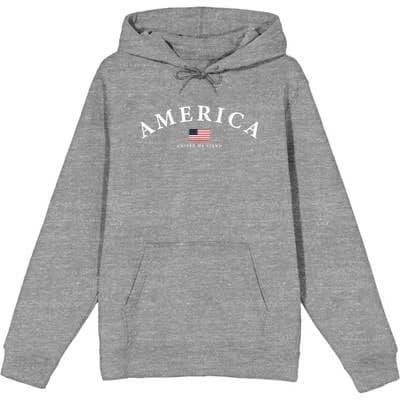 Americana American Flag Long Sleeve Hoodie