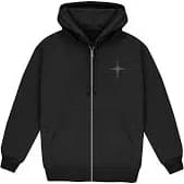 Y2K Zip up Hoodie (Black) - L