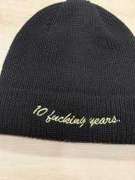 FTP 10 Year Anniversary Gold Patch Embroidered Beanie