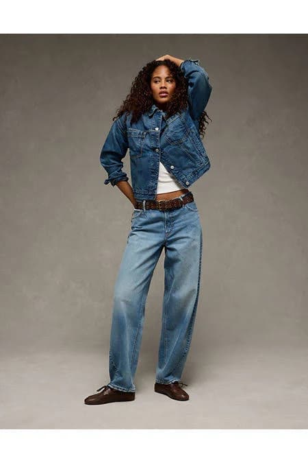 American Eagle Women's Swing Denim Jacket