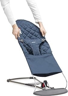 Fabric Seat for Bouncer, Midnight Blue, Cotton, Midnight Blue, 1 Count (Pack of 1)