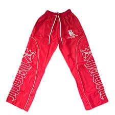 Khaotic Mirror Nylon Pants “Red”