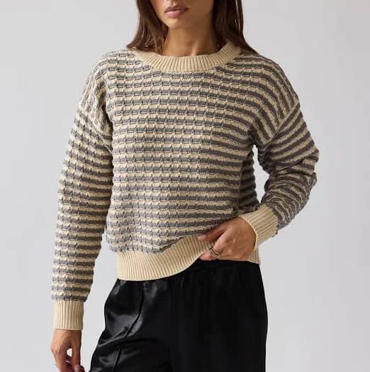 böhme Josie Striped Knit Sweater