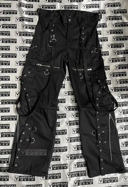 Gothic Punk Cyber Chain Rock Cotton Trousers