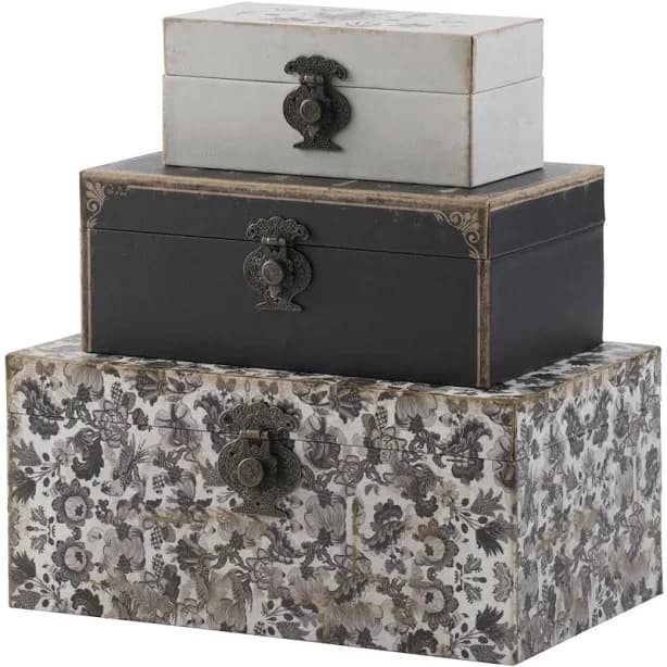 A&B Home Decorative Boxes Set of 3