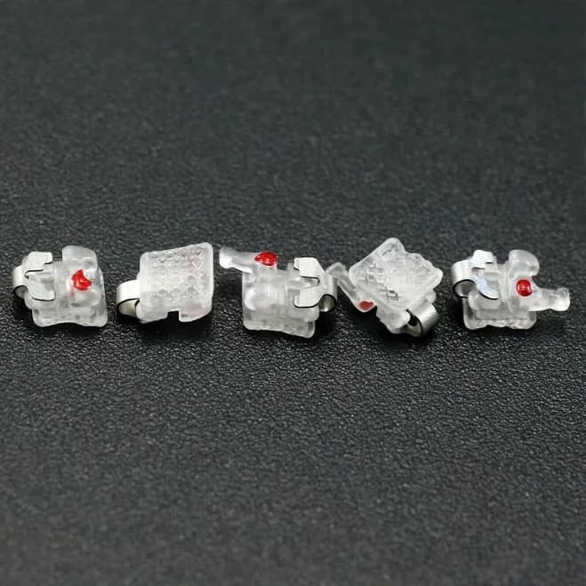 Ao Empower Clear Type Dental Orthodontic Self Ligating Bracket Ceramic