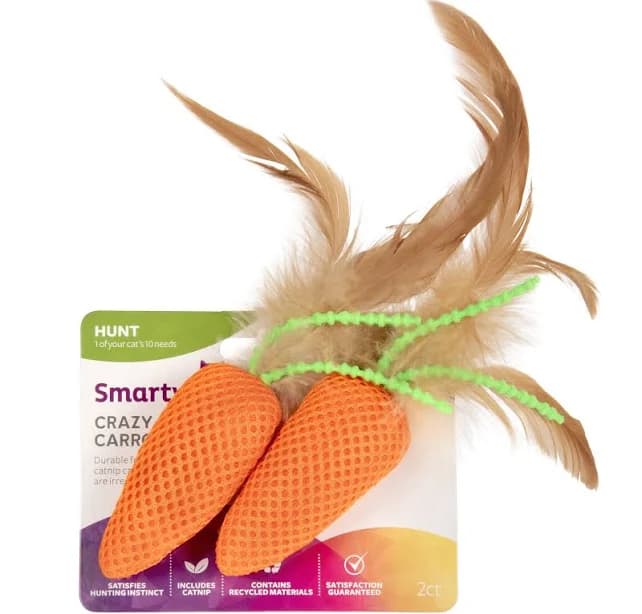 SmartyKat Crazy Carrots Cat Toys