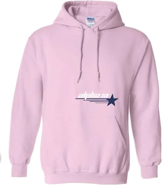 Light Pink Star Struck Sorority Hoodie