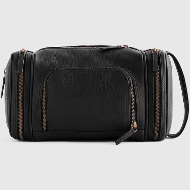 Quince Men's Nappa Leather Toiletry Bag