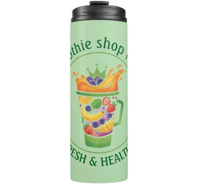Tropical Juice Blend & Smoothie Juice shop Thermal Tumbler