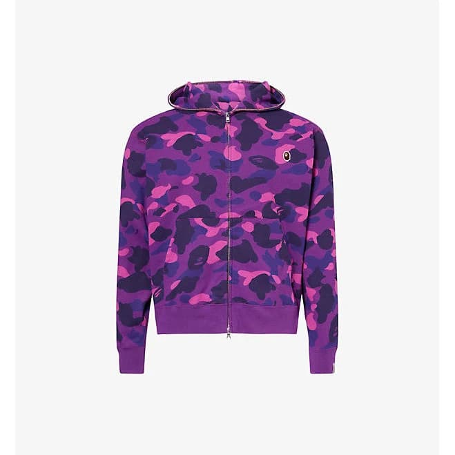 A Bathing Ape Men's Camouflage-Print Cotton Hoodie