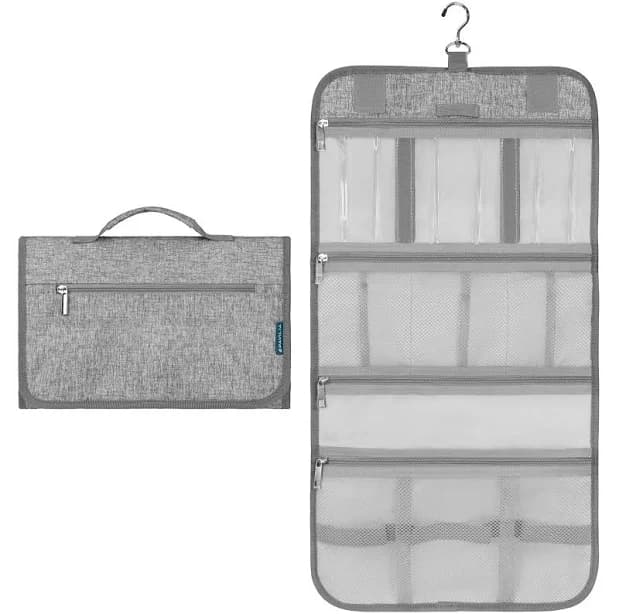 PAVILIA Hanging Toiletry Bag Travel Kit