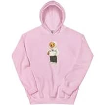 Hoodie Bear Hoodie - Light Pink / 3XL