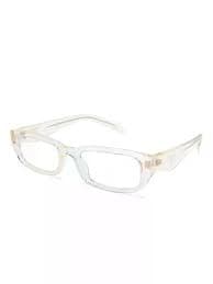 Prada Rectangular-Frame Eyeglasses - White | Editorialist