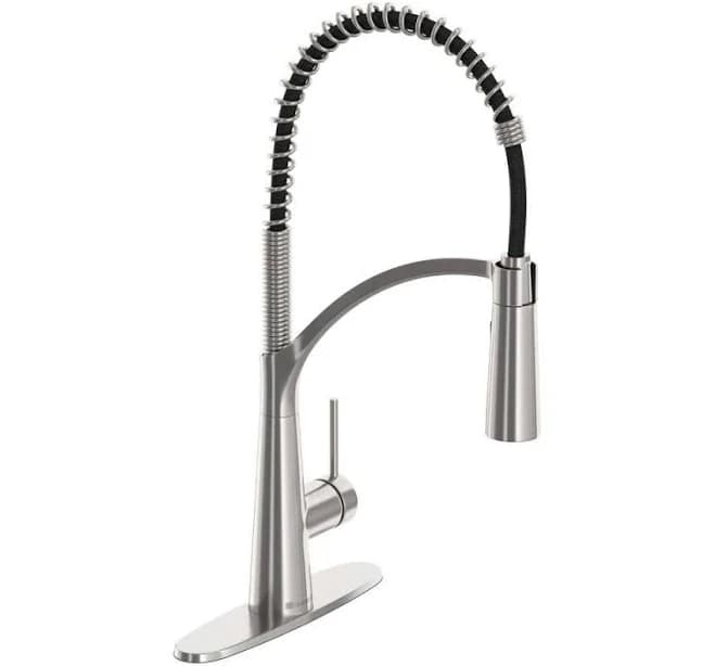 Glacier Bay Brenner Commercial Style Single-Handle Pull-Down Sprayer Kitchen Faucet