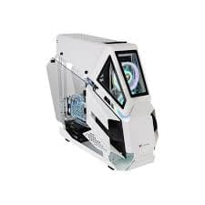 Thermaltake AH T600 White Helicopter Styled Open Frame Tempered Glass Case - Walmart.com