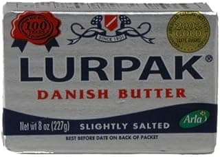Danish Lurpak Butter - Unsalted (8 ounce)