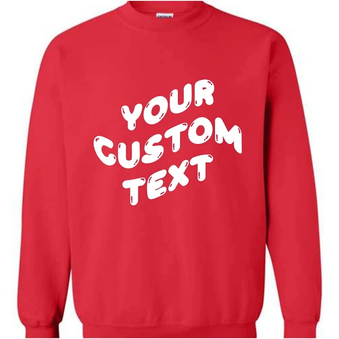 Custom Unisex Pullover Sweatshirt