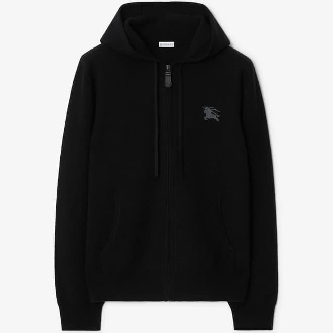 Burberry Men's Wool Zip Hoodie