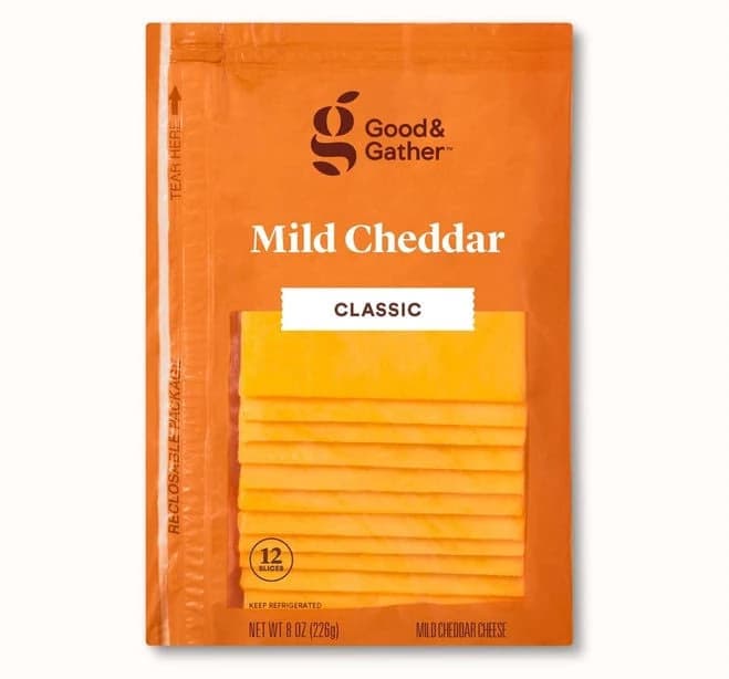 Good & Gather Mild Cheddar Deli Sliced Cheese