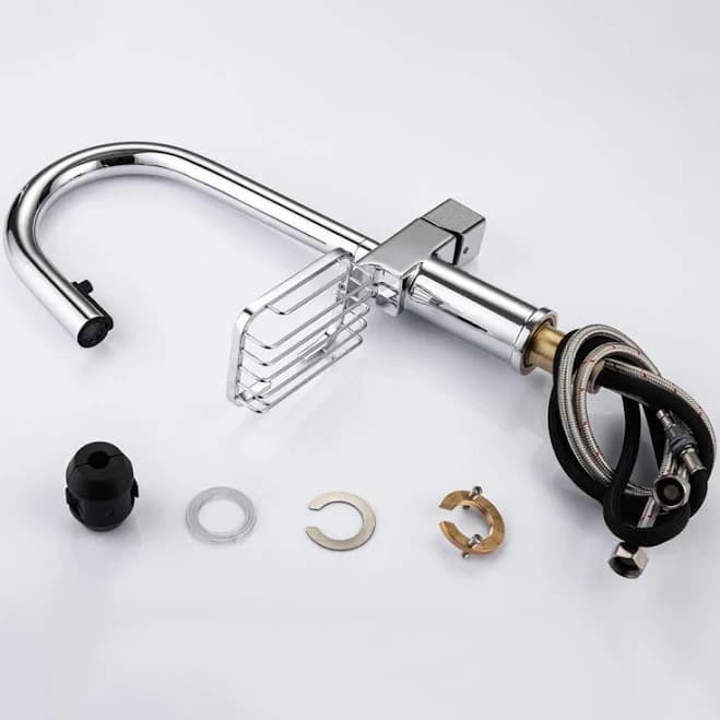 High - Arc Pull Down Kitchen Faucet