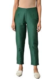 Buy W for Woman Blue Solid Slim Pants_23AUW60151-219234_XS at Amazon.in