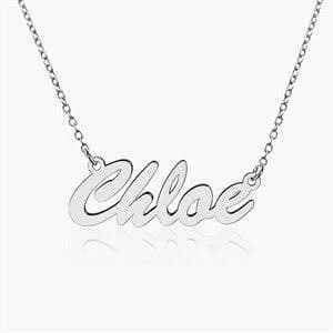 Adult Personalized Cursive Name Necklace