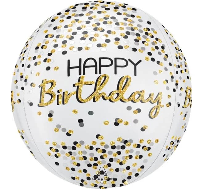 Birthday Orbz Balloon