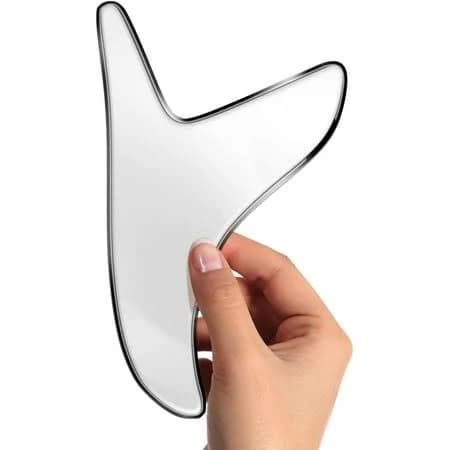 Stainless Steel Gua Sha Muscle Scraper Tool, Myofascial Scraping Tools for Physical Therapy, Facial Skin Care Scraping Massage Tool, Soft Tissue