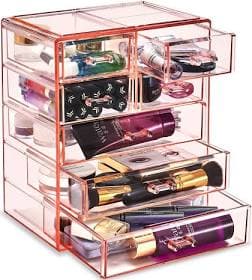 Sorbus Makeup and Jewelry Storage Case Display