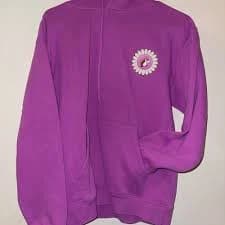 Buc-ee's Purple Hoodie with Flower Graphic