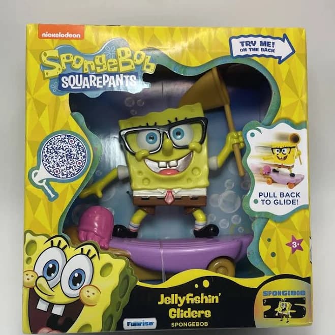 SpongeBob SquarePants Jelly Fishin' Gliders Skating Action Figure
