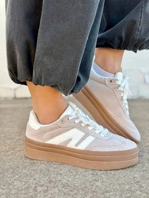 Chunky Platform Low Top Sneakers