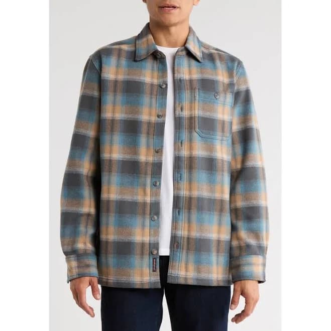 Weatherproof Vintage Flannel Plaid Shirt Jacket