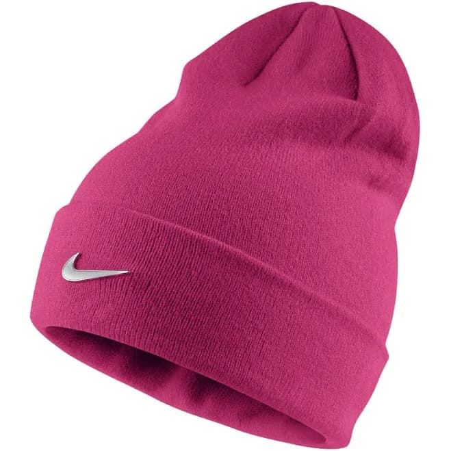 Nike Kids Metal Swoosh Beanie - Burgundy/Metalic