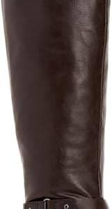 Amazon.com: Style & Co. Womens Kindell Faux Leather Riding Boots Brown 5 Medium (B,M) : Clothing, Shoes & Jewelry