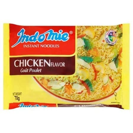 Nigerian Indomie Noodles (Chicken/Onion Flavor) / Indomie Noodles Chicken Flavor 1 Box of 40packs, Size: 40 Pack
