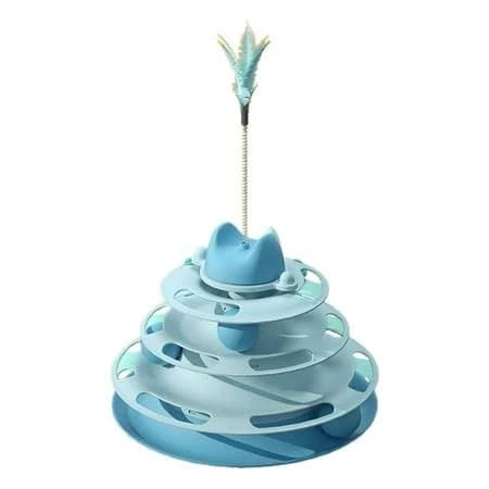 Tower of Tracks Interactive Turntable Cat Toy