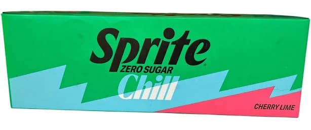 Sprite Chill Zero Sugar Cherry Lime Soda 12 Pack
