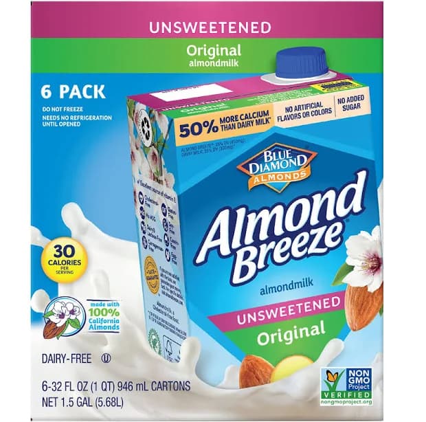 Blue Diamond Almond Breeze Original Unsweetened
