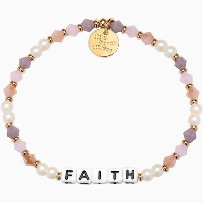 Little Words Project Faith Beaded Bracelet